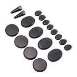 Piedra Caliente para Masajes, Alisar Superficies Piedra de Masaje de Diferentes Formas para el Cuidado en el Hogar para Atletas (110 V Enchufe de EE. UU.)