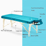Cama de Masaje, Salón de Belleza Portátil Compacto Fisioterapia Cama para Tatuaje Acupuntura Mesa de Masaje (Color : Brown)