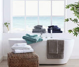 Nautica Oceane Collection - Juego de Toallas de 6 Piezas, Ropa de baño Decorativa de Lujo de Calidad de Hotel y SPA, Absorbente y Resistente a la decoloración, 6 Piezas, café