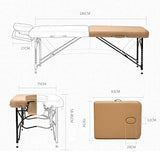 ▶ Cama De Masaje , Cama Plegable Portátil De La Fisioterapia De La Belleza Del Hogar De La Cama con Las Piernas De Aluminio De La Cama Del Marco mesa de masaje ( color : Bronceado suave )