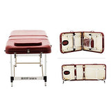 Mesa de Masaje Plegable Cama de Fisioterapia de moxibustión de Belleza Cama de Masaje de elevación y Ajuste portátil for el hogar Cama de Masaje, 2 Colores Mesa de Masaje