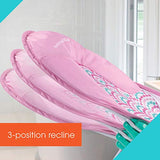 Summer Infant Deluxe Bañera, Rosa (Bubble Waves)