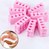 Jinxuny 50 separadores de dedos con esponja separadora de dedos de espuma suave para manicura y pedicura