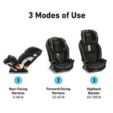 Graco Slimfit - Asiento de coche 3 en 1 | Diseño delgado y cómodo que ahorra espacio en tu asiento trasero, Darcie