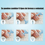 Torno para Uñas, Lima de Uñas Eléctrica, 6 en 1 Taladro de Uñas Eléctrico Profesional，Manicura y Pedicura