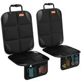 Smart eLf Protectores de Asiento para Coche Impermeable - 2 Piezas Protector de Asiento de Coche para los Asientos de Coche de Bebé Protector Seguro para Asiento Infantil - Compatible Isofix