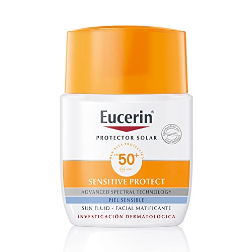 Eucerin Protector solar facial fluido matificante FPS 50+, Sun, 50ml