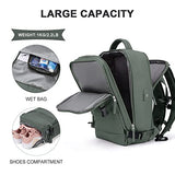 Mochila de viaje grande para mujer, mochila de transporte, mochila de senderismo, impermeable, mochila deportiva al aire última intervensión, mochila escolar casual, Olive Green