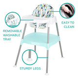 Evenflo 4-in-1 Eat & Grow Convertible High Chair, Prism