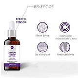 Suero facial Efecto Tensor Lifting con Gaba Y DMAE + Acido hialurónico, colágeno y elastina | Serum hidratante que aporta elasticidad