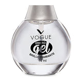 Vogue Esmalte de Unas Efecto Gel, Transparente, 14 ml