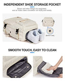Mochila de viaje grande para mujer, mochila de transporte, mochila escolar para laptop para mujer, beige (C-beige), Standard Sive, Mochilas de viaje