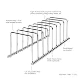 Organizador de tapa, estante para platos, soporte para galletas chapado en cromo, Moderno, Cromado, 1, 1
