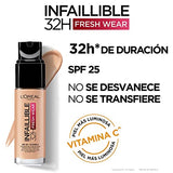 L'Oréal Paris Base de maquillaje Infallible Golden 200 30ml