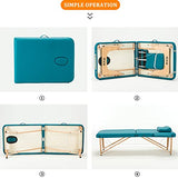 2 Cama De Masaje Plegable Camilla De Masaje Portátil Cama Facial Cama De Tatuaje Camilla De Masaje Ajustable con Bolsa De Tela No Tejida (Color : D, Size : 186x70x48-75cm)
