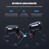 Audífonos bluetooth CHEELOM, Audífonos Inalámbricos de entretenimiento,Impermeable y Reduce el Ruido CVC8.0, mini audífonos deportivos con interfaz con micrófono(Garantía de un año)