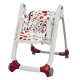 Chicco Silla Alta Polly Progres5, 4 Ruedas Cherry, color Rojo