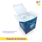 Cubrebocas KN95 Blanco Certificado 50 Piezas, Tapabocas Con 5 Capas De Protección, mascarilla con Ajuste Nasal Interno, Calidad Premium