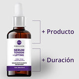 Suero facial Efecto Tensor Lifting con Gaba Y DMAE + Acido hialurónico, colágeno y elastina | Serum hidratante que aporta elasticidad