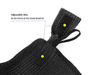 ▶ Sombreros de paja plegables para mujer, sombrero de playa de verano, plegable, visera ancha, estilo profundo, tamaño ajustable, Negro, Talla única