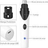 Lumbor37 Cortaúñas Profesional Eléctrico Recargable para Mascotas Corte de Uñas Indoloro Uñas Redondas, Adecuado para Gatos y Perros Grandes Medianos y Pequeños Mejora el Cortador de Uñas para Mascotas