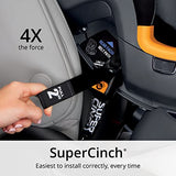 Chicco Fit4 - Asiento convertible de coche 4 en 1, todo en uno, más fácil, desde bebés hasta niños, 10 años de uso - Onyx