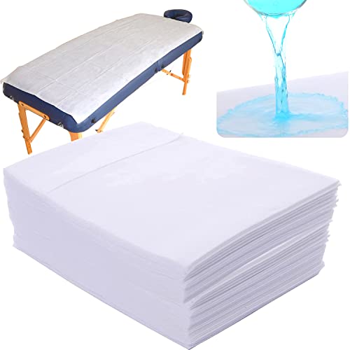 Sábanas de masaje, 20 piezas desechables para mesa de masaje, tela no tejida, tela de polipropileno, 78,7 x 177,8 cm