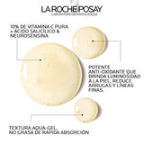 La Roche Posay Pure Vitamin C10 Serum Facial de Vitamina C Pura y Acido Salicilico. Suero Antiarrugas para Iluminar y Reafirmar La Piel, 30 ml