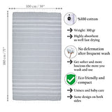 Toallas de baño turcas de playa, manta peshtemal, altamente absorbentes, de secado rápido y fácil, suaves para ducha, hammam, spa, piscina, gimnasio y yoga, 100% algodón, 37 x 70 pulgadas, XL (juego de 6) (aleatorio)