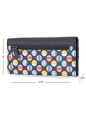Nautica Money Manager RFID - Cartera organizadora de embrague para mujer, indigo