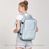 Mochila de viaje grande para mujer, mochila de transporte, mochila de senderismo, impermeable, mochila deportiva al aire última intervensión, mochila casual para la escuela, a2-Azul, X-large, Mochila