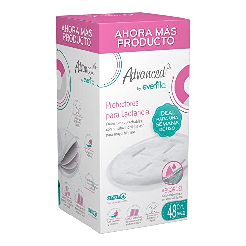 evenflo com mx ▷ Advanced by Evenflo, Protectores para Lactancia, Paquete de 48 pieza – (Soluciones Naturales) Bálsamos de Benjuí