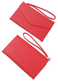 ZOPPEN portafolios de viaje para pasaporte (Ver.5) para mujer con bloqueo RFID multiusos, funda para pasaporte, organizador de documentos, correa de muñeca, #14 rojo frambuesa Ver.5, Talla única