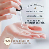 Serum Vitamina C, Colageno, Acido Hialuronico, Retinol, Vitamina E, Elastina - Collagenic Serum Facial Aclarante de Piel para Rostro y Contorno de Ojos