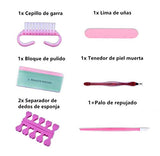 Mini LED Lámpara Uñas UV, 6W Lámpara de Uñas UV LED de Esmaltes de gel, UV Secador de Uñas para Uñas de Gel 2 Ajustes de Tiempo 45s y 60s, con Herramientas Profesionales de Arte de Uñas Para Manicura/Pedicura Nail Art en el Hogar