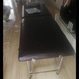Cama de Masaje Plegable,Mesa de Salón,Cama de Tatuaje de SPA,Mesa de Belleza para Fisioterapia,Instalación Gratuita,hasta 250 Kg de Carga,Desplegado 180x60x65CM,Brown