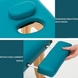 2 Cama De Masaje Plegable Camilla De Masaje Portátil Cama Facial Cama De Tatuaje Camilla De Masaje Ajustable con Bolsa De Tela No Tejida (Color : D, Size : 186x70x48-75cm)