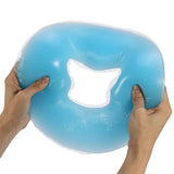 Almohadillas de Mesa de Masaje de Silicona, Almohadilla Suave de Gel para Cara, Almohadilla para Almohada Masajeadora para Mesa de Oficina, Cama SPA, Salón de Belleza, Cuidado de Piel(Blue)