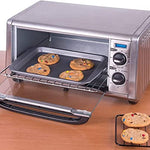 charola para hornear galletas con estante de refrigeración antiadherente, 8.5 x 6.5 pulgadas, color gris
