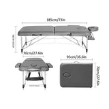 Cama de Masaje, Sofá Cama Plegable Portátil para El Hogar, Cama de Tatuaje para Salón de Belleza, Adecuada para Masajear La Cabeza y El Cuello Mesa de Masaje (Color : Style 1)