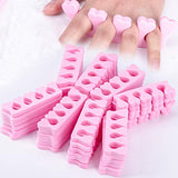 Jinxuny 50 separadores de dedos con esponja separadora de dedos de espuma suave para manicura y pedicura