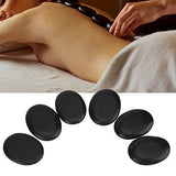14 Piedras Calientes para Masaje, Juego de Masaje de Piedras Calientes, Masaje de Energía de Spa Caliente Natural, Herramienta de Cuidado de la Salud del Cuerpo de Piedra de Basalto, Calentador de Pie