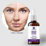 Suero facial Efecto Tensor Lifting con Gaba Y DMAE + Acido hialurónico, colágeno y elastina | Serum hidratante que aporta elasticidad