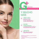 Serum Acido Glicolico 4 en 1 Exfoliante Facial Simple Mineral Serum Facial Aclarante con Ácido Hialurónico, AHA y Glicerina - Suero facial Aclarador de Piel, Aloe Vera para Peeling Facial 4 en 1 exfoliante facial 66% más contenido (vs 30ml de otros)