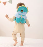 Feidoog Paquete de 4 | Mochila protectora para la cabeza del bebé con 3 rodilleras para caminar y gatear, para niños de 5 a 24 meses (Dragon B)