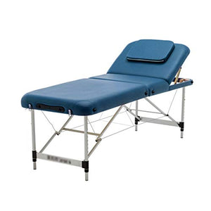 Cama de Masaje, Sofá Cama Portátil de Aluminio Ultraligero Portátil, Cama de Masaje de Terapia de Fuego de Tatuaje Ajustable Mesa de Masaje (Color : Style 1)