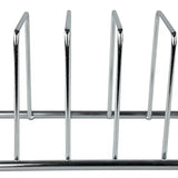 Organizador de tapa, estante para platos, soporte para galletas chapado en cromo, Moderno, Cromado, 1, 1
