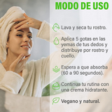 Serum Retinol 2.5% y Ácido Hialurónico Hidratante Facial. Suero Nocturno Antiarrugas + Anti Manchas. Serum de noche para signos de envejecimiento avanzados. 100% Vegano con Ingredientes Naturales, skin care SQIN LX, 30ml