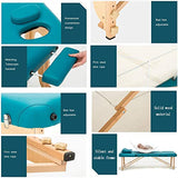 Cama de Masaje Portátil, Inicio de Belleza Cama Ajustable Altura del Salón del Tatuaje SPA Alojamiento Mesa de Masaje (Color : Style1)
