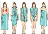 Toallas de baño turcas de playa, manta peshtemal, altamente absorbentes, de secado rápido y fácil, suaves para ducha, hammam, spa, piscina, gimnasio y yoga, 100% algodón, 37 x 70 pulgadas, XL (juego de 6) (aleatorio)
